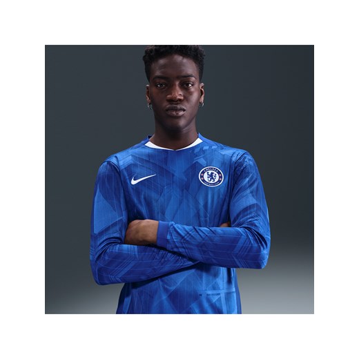 Męska koszulka piłkarskia z długim rękawem Nike Dri-FIT Chelsea F.C. Stadium 2025/26 (wersja domowa) – replika - Niebieski ze sklepu Nike poland w kategorii T-shirty męskie - zdjęcie 183585183