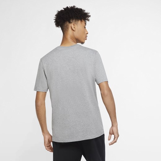 Jordan t-shirt męski z bawełny szary