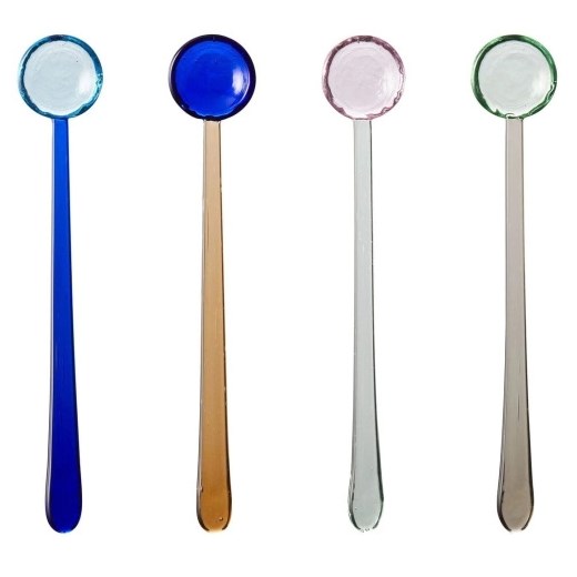 Łyżeczki szklane Torino 4 sztuki mix 28268 - Lyngby glas Lyngby Glas Niezdefiniowany Sklep Puregreen