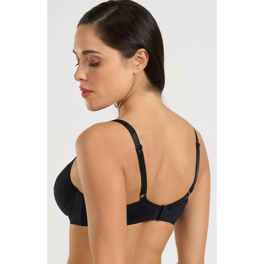 Biustonosz miękki soft czarny Delia, Kolor czarny, Rozmiar 75C, SPIMAN ze sklepu Intymna w kategorii Biustonosze - zdjęcie 183592394