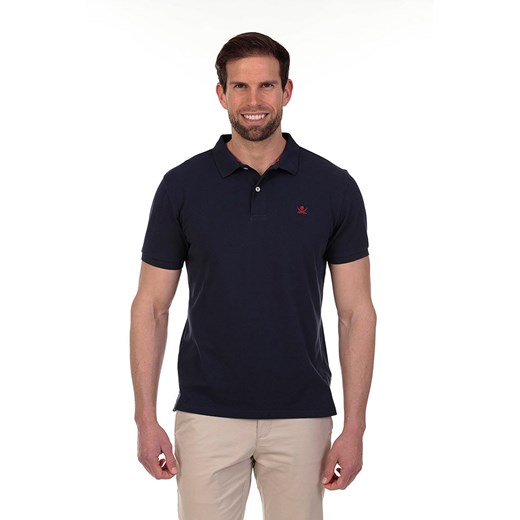 The Time of Bocha Koszulka polo w kolorze granatowym ze sklepu Limango Polska w kategorii T-shirty męskie - zdjęcie 183592571