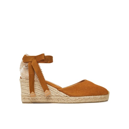 Espadryle Castañer Carina/6/002 021644 Brązowy ze sklepu eobuwie.pl w kategorii Espadryle damskie - zdjęcie 183592692