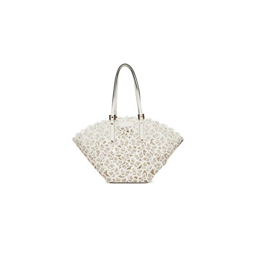 Shopper bag Aldo na ramię z nadrukiem mieszcząca a5 na wakacje 