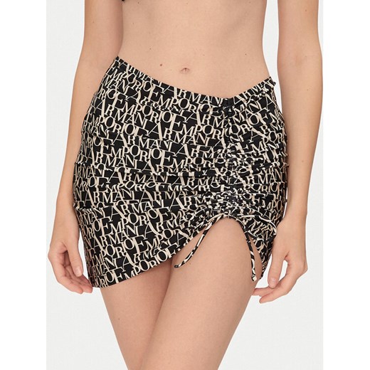 Emporio Armani Spódnica mini EW000812 AF12190 FC125 Czarny Slim Fit ze sklepu MODIVO w kategorii Odzież plażowa - zdjęcie 183593334