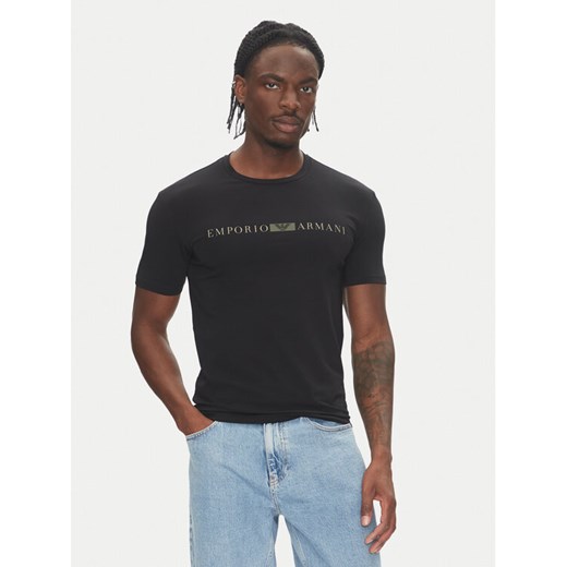 Emporio Armani Underwear T-Shirt EM000379 AF10774 UC001 Czarny Slim Fit ze sklepu MODIVO w kategorii T-shirty męskie - zdjęcie 183593371