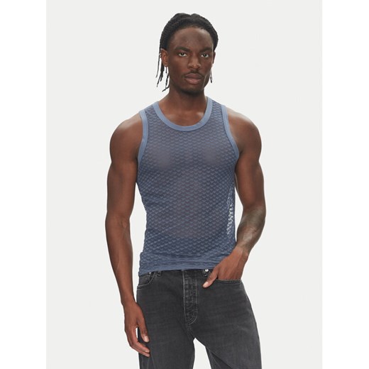Emporio Armani Underwear Tank top EM000386 AF12035 FB186 Niebieski Slim Fit ze sklepu MODIVO w kategorii T-shirty męskie - zdjęcie 183593373