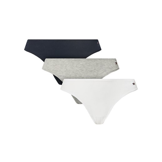 Tommy Hilfiger Komplet 3 par fig brazylijskich UW0UW05968 Kolorowy ze sklepu MODIVO w kategorii Majtki damskie - zdjęcie 183593374