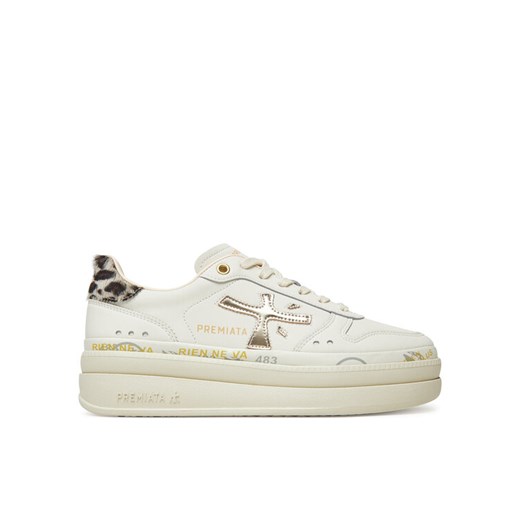 Premiata Sneakersy Micol 7441 Écru ze sklepu MODIVO w kategorii Buty sportowe damskie - zdjęcie 183593430