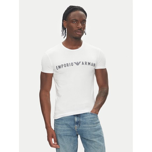 Emporio Armani Underwear T-Shirt EM000375 AF10772 U0002 Biały Slim Fit ze sklepu MODIVO w kategorii T-shirty męskie - zdjęcie 183593432