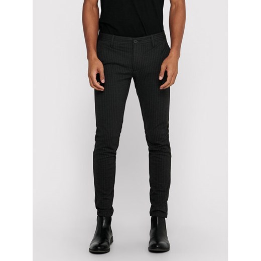 Only & Sons Chinosy Mark 22013727 Szary Slim Fit ze sklepu MODIVO w kategorii Spodnie męskie - zdjęcie 183593433