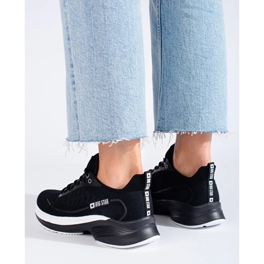Sneakersy damskie półbuty Big Star LL274327 czarne 37 ButyModne.pl
