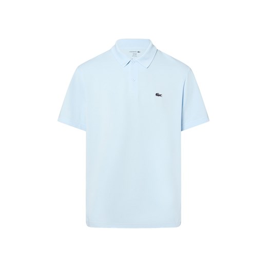 Lacoste Męska koszulka polo Mężczyźni jasnoniebieski jednolity ze sklepu vangraaf w kategorii T-shirty męskie - zdjęcie 183595093