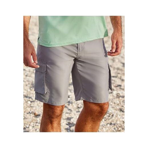 Bermudy typu cargo z mikrofibry ze sklepu Atlas For Men w kategorii Spodenki męskie - zdjęcie 183595254