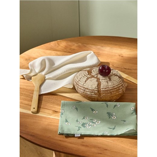 Sinsay - Ścierki kuchenne z motywem kwiatowym 2 pack - zielony ze sklepu Sinsay w kategorii Ścierki kuchenne - zdjęcie 183595614