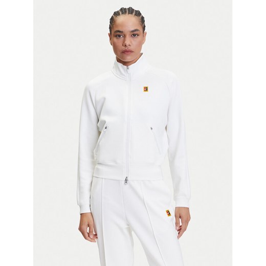 Nike Bluza Court Heritage Full Zip CV4701 Biały Regular Fit ze sklepu MODIVO w kategorii Bluzy damskie - zdjęcie 183595733