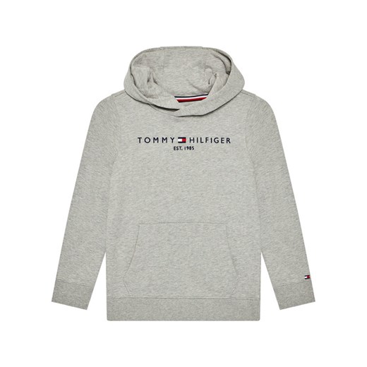 Tommy Hilfiger Bluza Essential KS0KS00213 Szary Regular Fit ze sklepu MODIVO w kategorii Bluzy chłopięce - zdjęcie 183595753