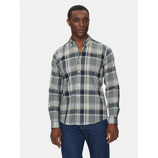 Barbour Koszula Kidd MSH5295TE31 Zielony Tailored Fit ze sklepu MODIVO w kategorii Koszule męskie - zdjęcie 183596971