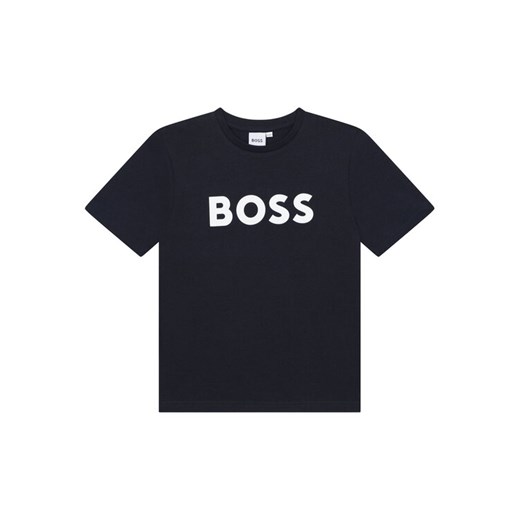 Boss T-Shirt J25P24 D Granatowy Regular Fit ze sklepu MODIVO w kategorii T-shirty chłopięce - zdjęcie 183597522