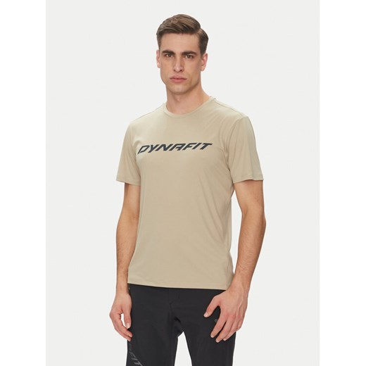 Dynafit Koszulka techniczna Traverse 2 08-0000070670 Beżowy Regular Fit ze sklepu MODIVO w kategorii T-shirty męskie - zdjęcie 183597562