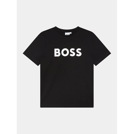 Boss T-Shirt J25P24 S Czarny Regular Fit ze sklepu MODIVO w kategorii T-shirty chłopięce - zdjęcie 183597563