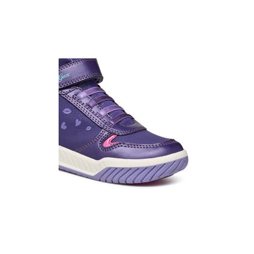 Sneakersy Geox J Inek Girl J36ASC 0CENF C8371 D Fioletowy Geox 35 eobuwie.pl