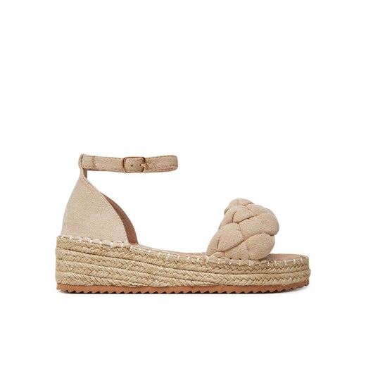 Espadryle DeeZee LE601-59 Beżowy ze sklepu eobuwie.pl w kategorii Espadryle damskie - zdjęcie 183601612