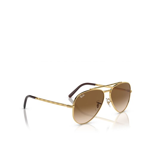 Ray-Ban Okulary przeciwsłoneczne New Aviator 0RB3625 001/51 Złoty ze sklepu MODIVO w kategorii Okulary przeciwsłoneczne damskie - zdjęcie 183603013