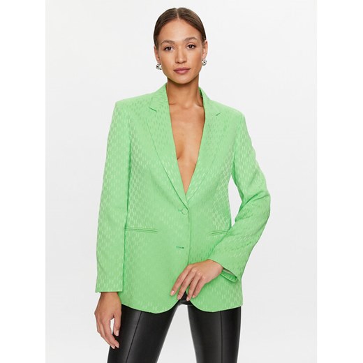 KARL LAGERFELD Marynarka 231W1404 Zielony Regular Fit ze sklepu MODIVO w kategorii Marynarki damskie - zdjęcie 183603023