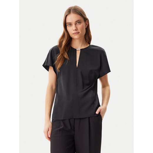 Calvin Klein Bluzka K20K208191 Czarny Regular Fit ze sklepu MODIVO w kategorii Bluzki damskie - zdjęcie 183603891