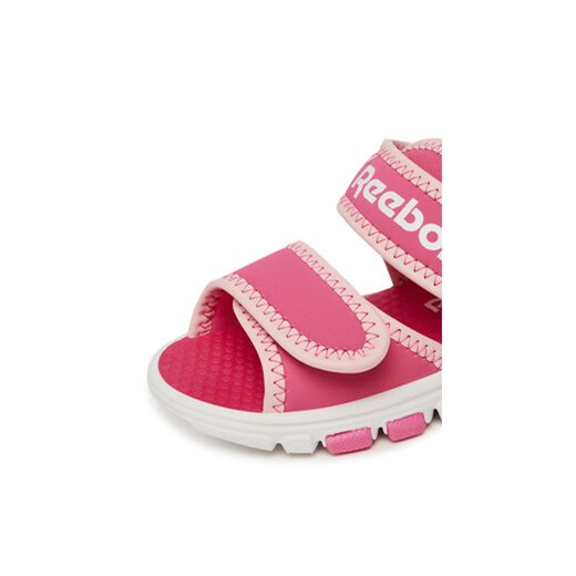 Sandały dziecięce Reebok różowe na rzepy 