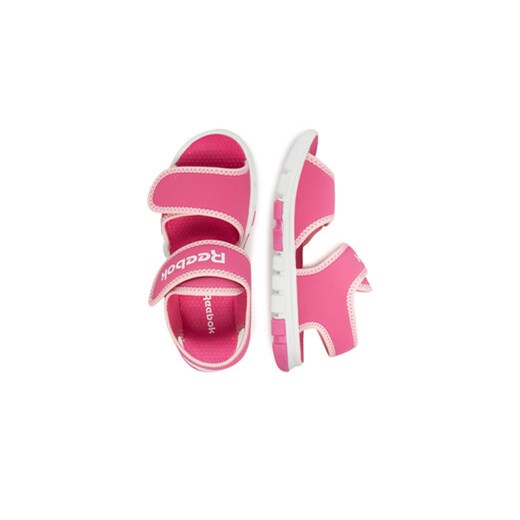 Sandały dziecięce Reebok różowe na rzepy 