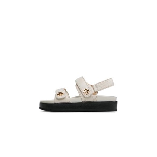 Sandały Tory Burch Kira Sport Sandal Calf Leather 144328 Écru Tory Burch 41 eobuwie.pl