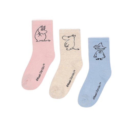 Skarpety Moomin ACCCS-AW24-209MMN (3-pack) Kolorowy ze sklepu eobuwie.pl w kategorii Skarpetki dziecięce - zdjęcie 183606620