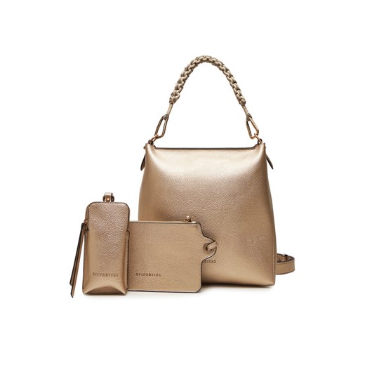 Torebka Hispanitas BV253843 Złoty ze sklepu eobuwie.pl w kategorii Torby Shopper bag - zdjęcie 183606623