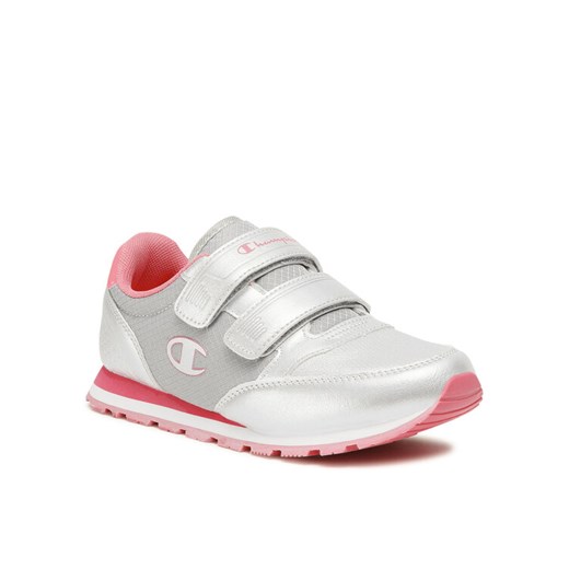 Sneakersy Champion Champ Evolve G Ps S32525-EM007 Srebrny ze sklepu eobuwie.pl w kategorii Buty sportowe dziecięce - zdjęcie 183606681