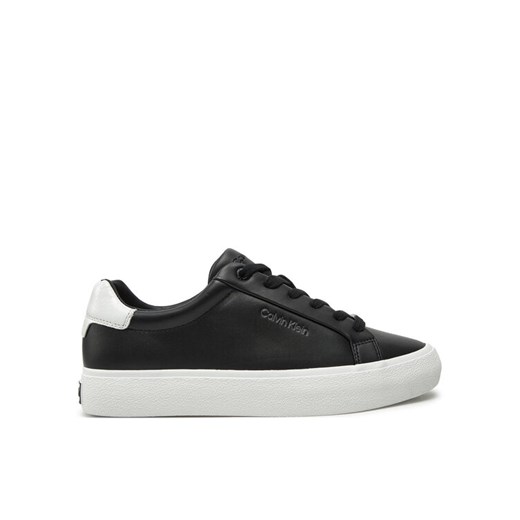 Sneakersy Calvin Klein Vulc Lace Up Texture Fox - Lth HW0HW02439 Czarny ze sklepu eobuwie.pl w kategorii Buty sportowe damskie - zdjęcie 183606724