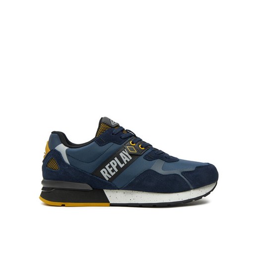 Sneakersy REPLAY Adrien Shades Lace-Up GMS1D.000.C0054T Granatowy ze sklepu eobuwie.pl w kategorii Buty sportowe męskie - zdjęcie 183606793