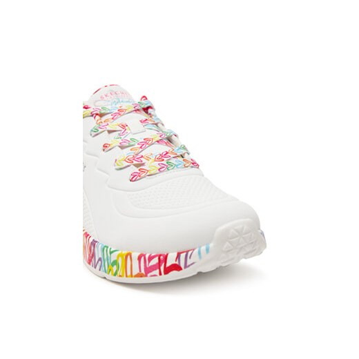 Sneakersy Skechers 177976/WMLT Biały Skechers 36_5 eobuwie.pl