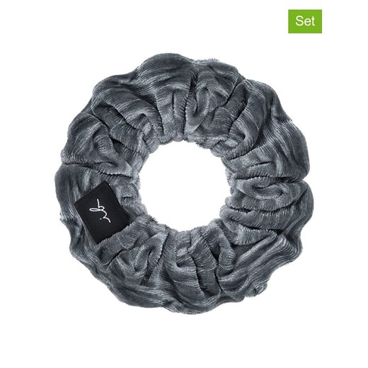 Invisibobble Gumki (2 szt.) &quot;Sprunchie Extra Care&quot; w kolorze szarym ze sklepu Limango Polska w kategorii Ozdoby do włosów dziewczęce - zdjęcie 183609694