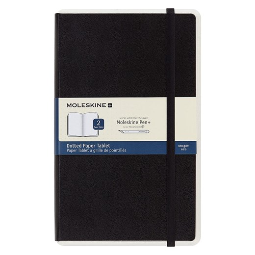 Moleskine Notatnik &quot;Paper Tablet&quot; w kolorze czarnym - 13 x 21 cm ze sklepu Limango Polska w kategorii Akcesoria biurowe - zdjęcie 183610543
