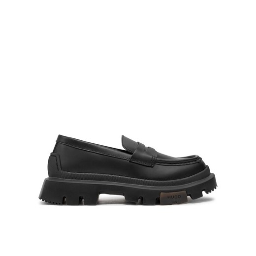 Hugo Loafersy Fabyan 50523315 Czarny ze sklepu MODIVO w kategorii Lordsy damskie - zdjęcie 183612432