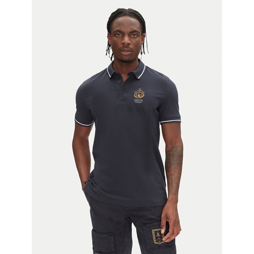 Aeronautica Militare Polo 251PO1850P191 Granatowy Slim Fit ze sklepu MODIVO w kategorii T-shirty męskie - zdjęcie 183612453