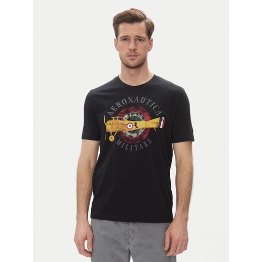 Aeronautica Militare T-Shirt 251TS2414J641 Granatowy Regular Fit ze sklepu MODIVO w kategorii T-shirty męskie - zdjęcie 183612760