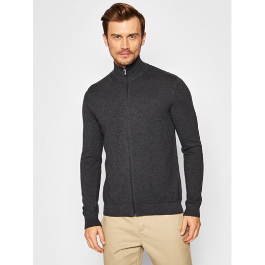 Selected Homme Kardigan Berg 16074688 Szary Regular Fit ze sklepu MODIVO w kategorii Swetry męskie - zdjęcie 183612782
