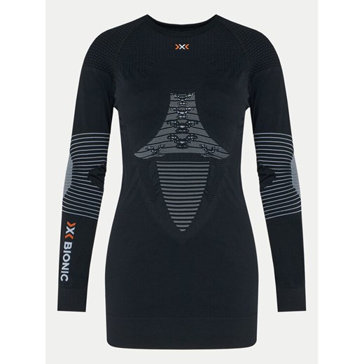 X-Bionic Bielizna termoaktywna górna Energizer 4.0 NGYT06W19W Czarny Slim Fit ze sklepu MODIVO w kategorii Bielizna termoaktywna damska - zdjęcie 183612784