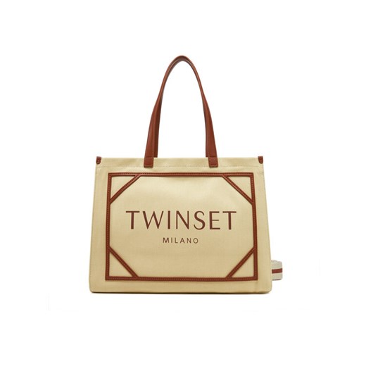 TWINSET Torebka 251TB7081 Beżowy ze sklepu MODIVO w kategorii Torebki damskie - zdjęcie 183612804