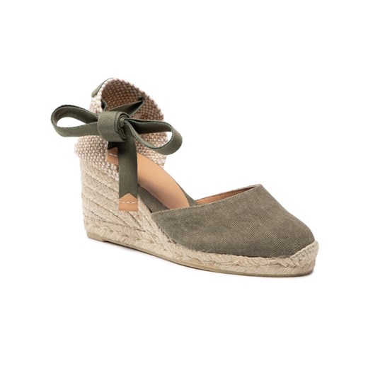 Castañer Espadryle Carina/6/002 21644-414 Zielony ze sklepu MODIVO w kategorii Espadryle damskie - zdjęcie 183612861