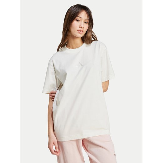 adidas T-Shirt ALL SZN IY6784 Biały Loose Fit ze sklepu MODIVO w kategorii Bluzki damskie - zdjęcie 183612904