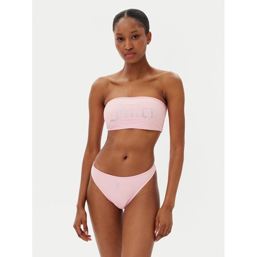 Juicy Couture Strój kąpielowy Bandeau B Set JCIT122001 Różowy ze sklepu MODIVO w kategorii Stroje kąpielowe - zdjęcie 183612933