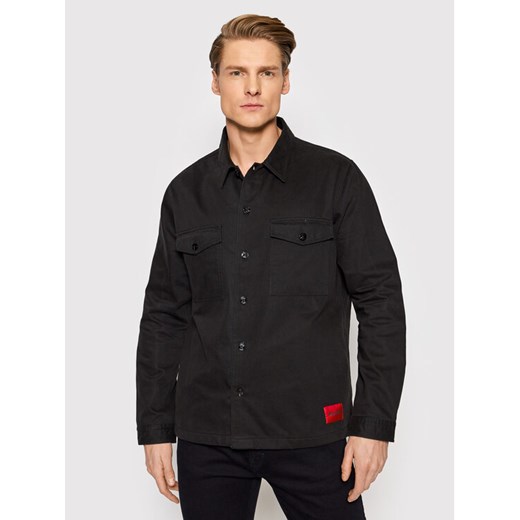Hugo Kurtka jeansowa Enalu 50468744 Czarny Regular Fit ze sklepu MODIVO w kategorii Kurtki męskie - zdjęcie 183613033